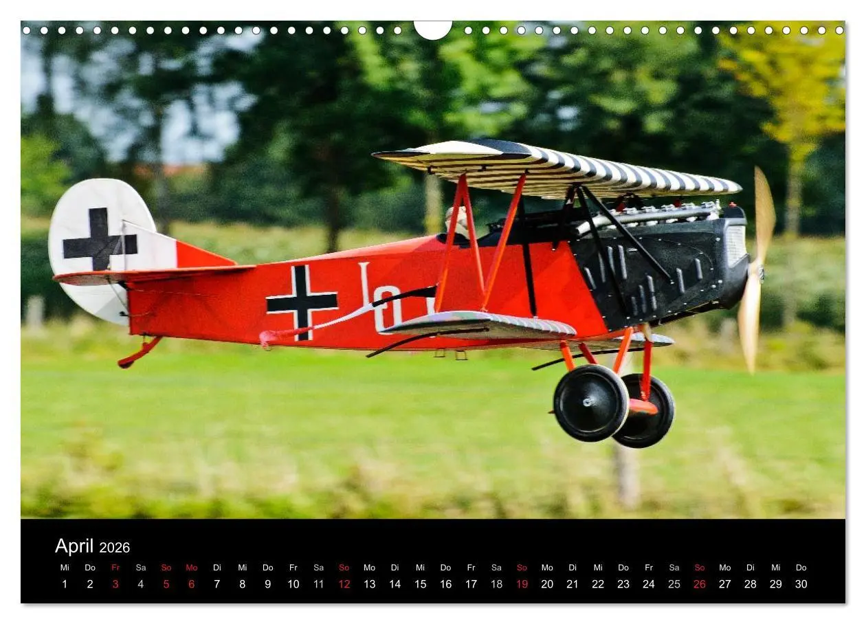 Bild: 9783516140620 | Modellflieger (Wandkalender 2026 DIN A3 quer), CALVENDO Monatskalender