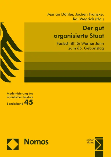 Bild: 9783848720620 | Der gut organisierte Staat | Marian Döhler (u. a.) | Taschenbuch