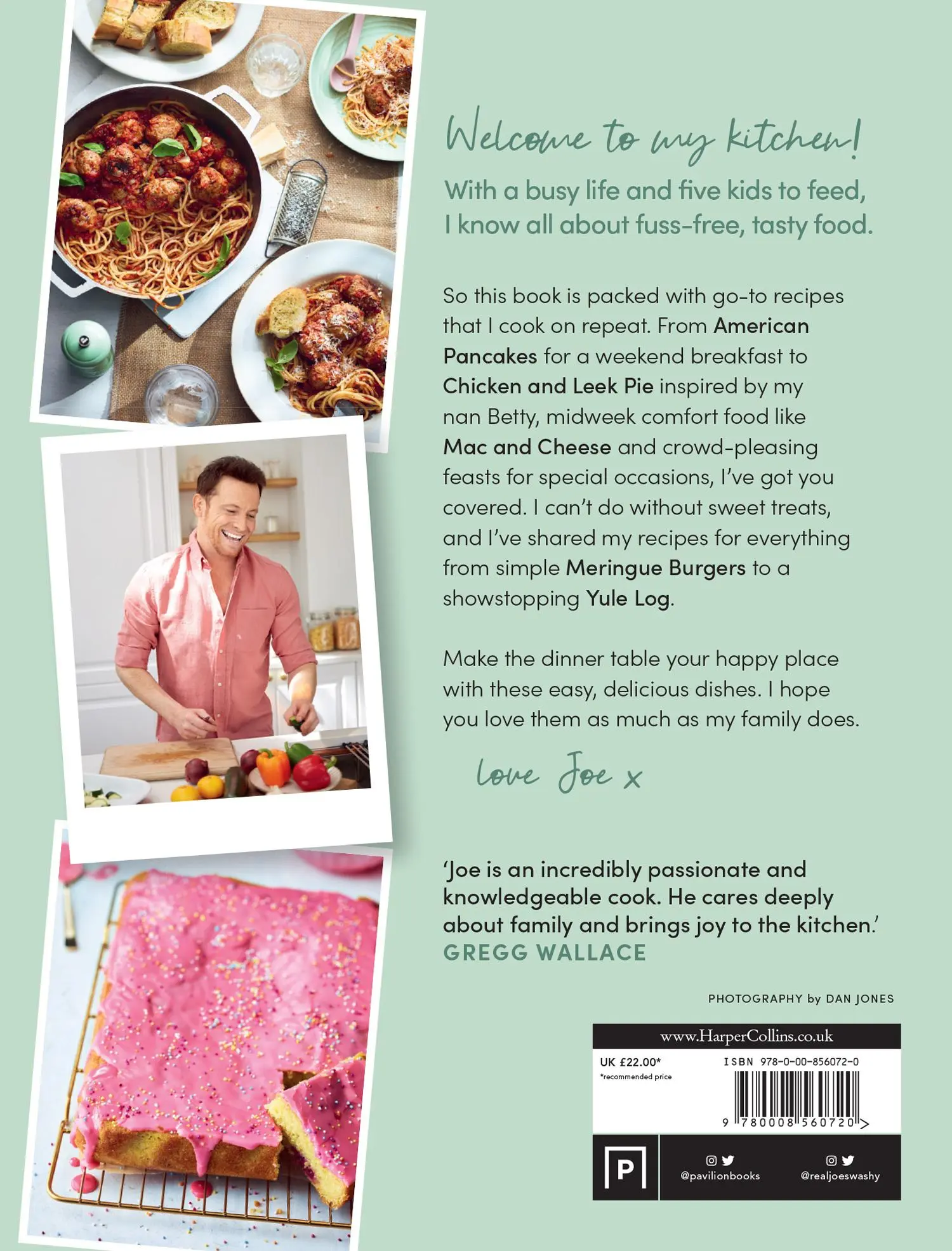 Rückseite: 9780008560720 | Joe's Kitchen | Homemade Meals for a Happy Family | Joe Swash | Buch