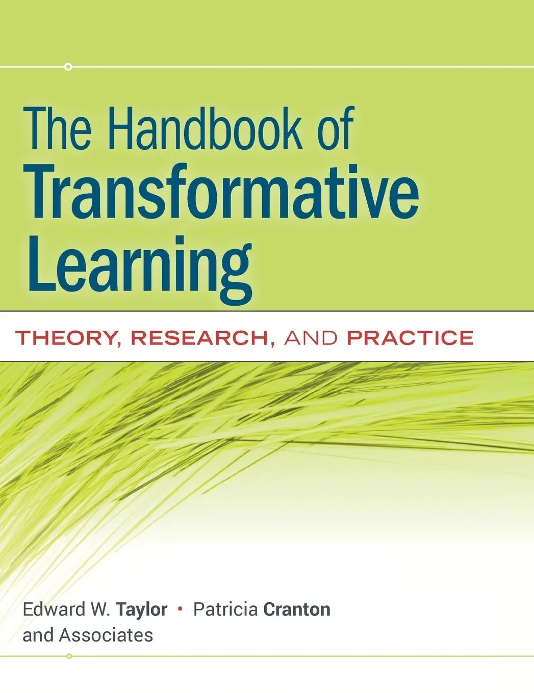 Cover: 9780470590720 | The Handbook of Transformative Learning | Edward W Taylor (u. a.)