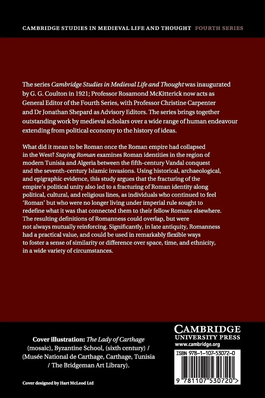 Rückseite: 9781107530720 | Staying Roman | Jonathan Conant | Taschenbuch | Englisch | 2015