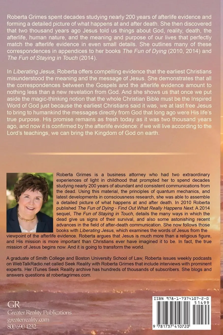 Rückseite: 9781737410720 | Liberating Jesus | Roberta Grimes | Taschenbuch | Englisch | 2021