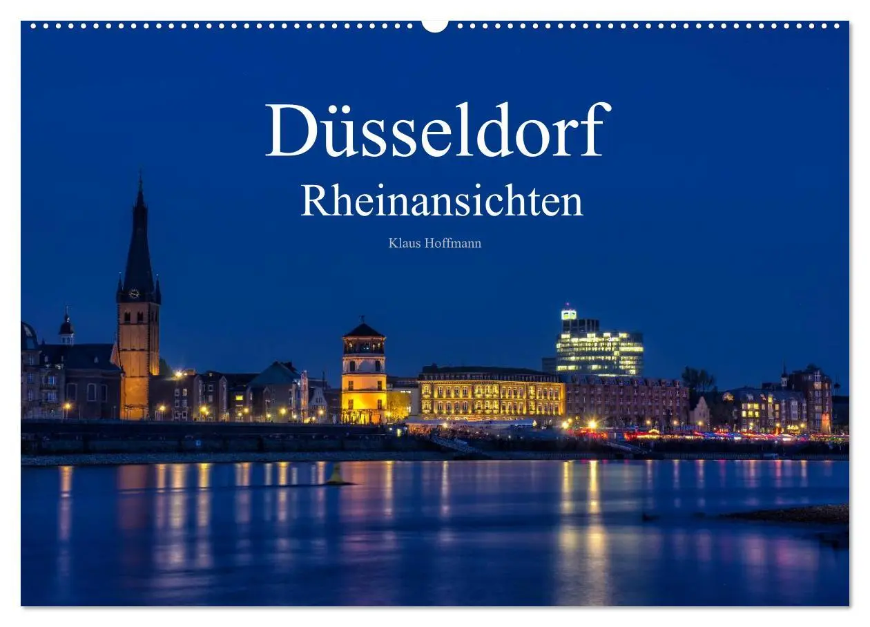 Cover: 9783516060720 | Düsseldorf - Rheinansichten (Wandkalender 2026 DIN A2 quer),...