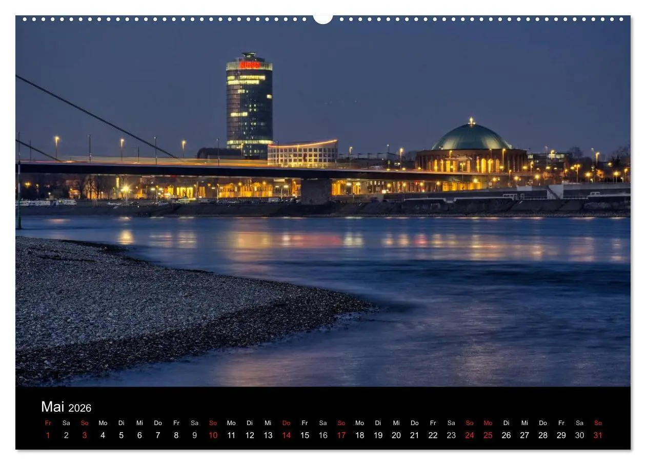 Bild: 9783516060720 | Düsseldorf - Rheinansichten (Wandkalender 2026 DIN A2 quer),...