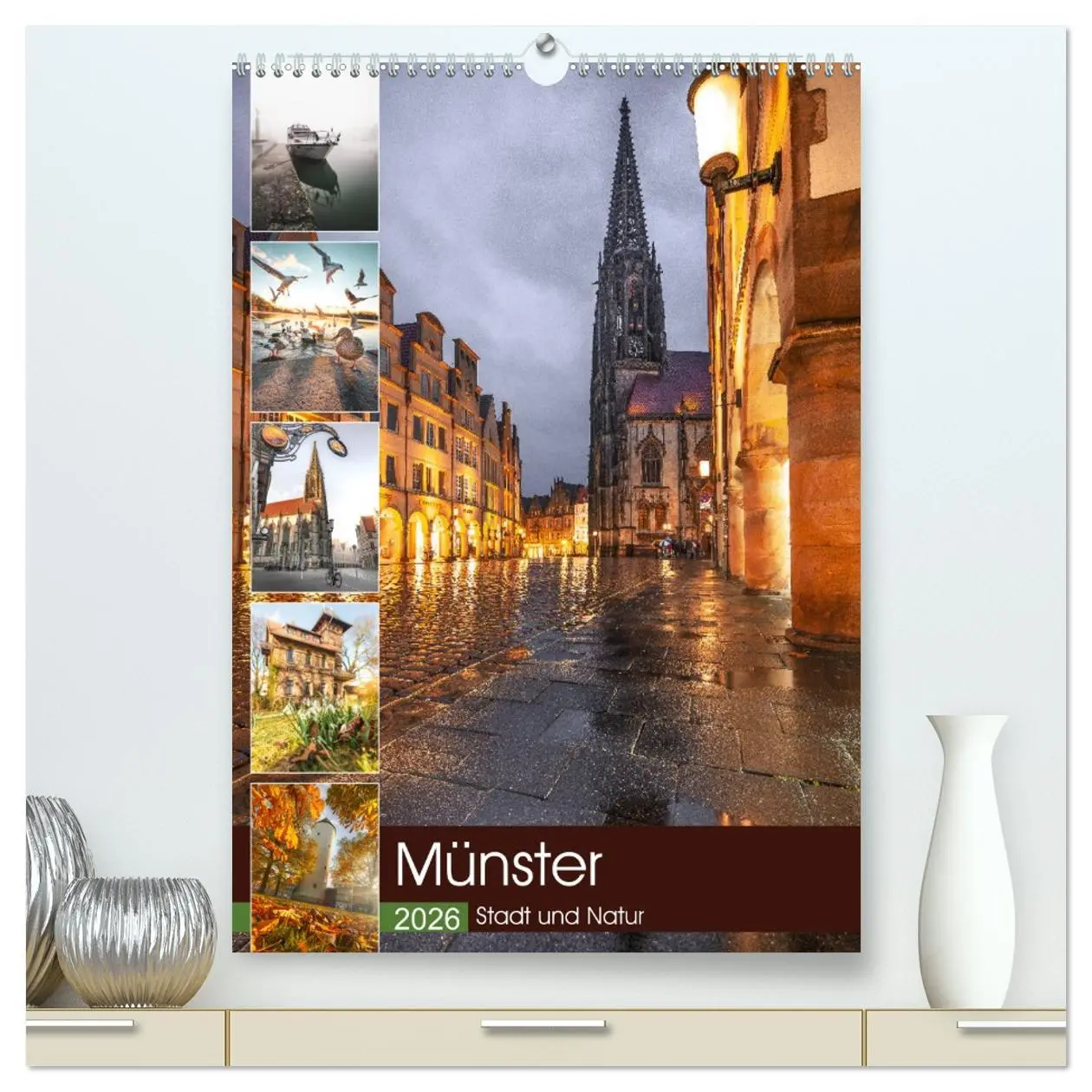 Cover: 9783516370720 | Münster - Stadt und Natur (hochwertiger Premium Wandkalender 2026...