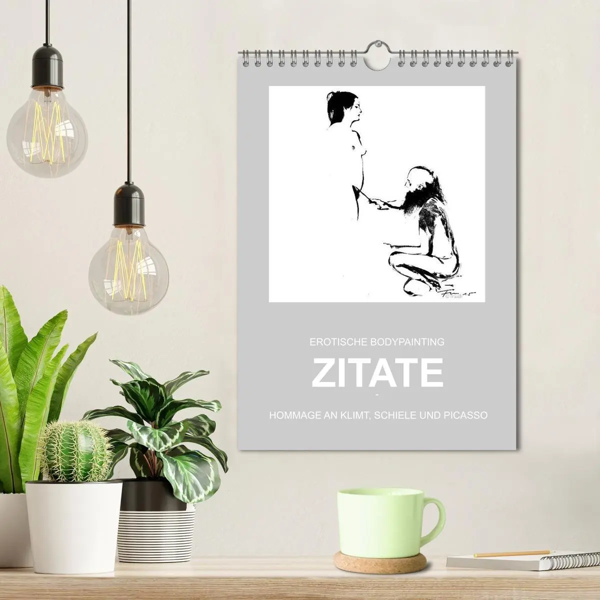 Bild: 9783516440720 | EROTISCHE BODYPAINTING ZITATE - HOMMAGE AN KLIMT, SCHIELE UND...