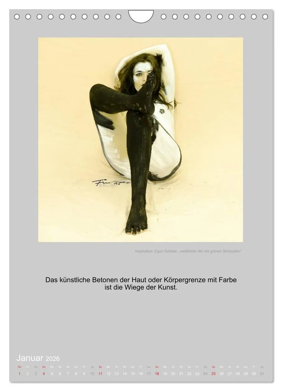 Bild: 9783516440720 | EROTISCHE BODYPAINTING ZITATE - HOMMAGE AN KLIMT, SCHIELE UND...