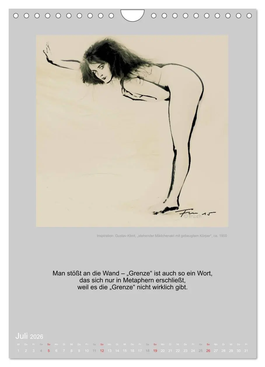 Bild: 9783516440720 | EROTISCHE BODYPAINTING ZITATE - HOMMAGE AN KLIMT, SCHIELE UND...