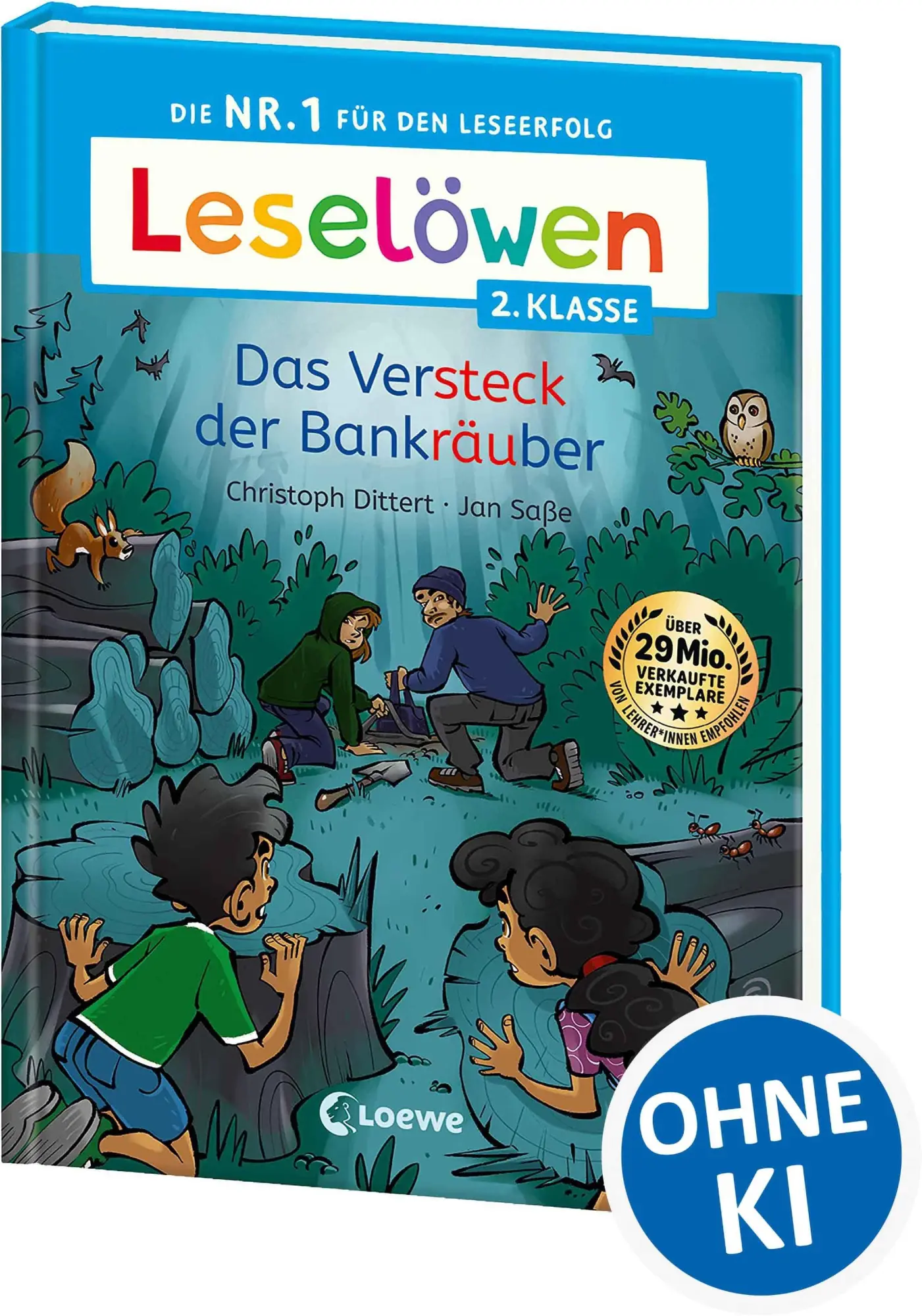 Cover: 9783743220720 | Leselöwen 2. Klasse - Das Versteck der Bankräuber | Christoph Dittert