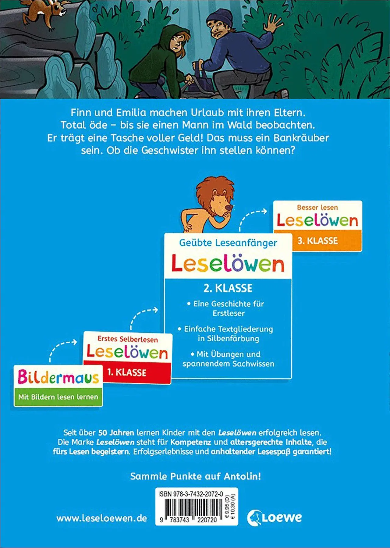 Bild: 9783743220720 | Leselöwen 2. Klasse - Das Versteck der Bankräuber | Christoph Dittert
