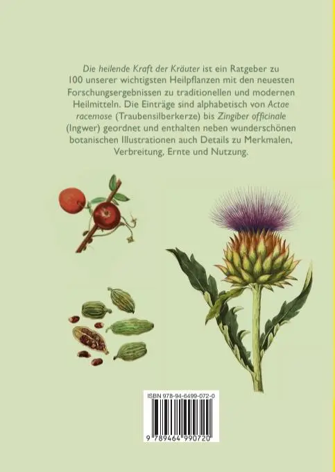 Rückseite: 9789464990720 | Die heilende Kraft der Kräuter | Antike und moderne Heilpflanzen