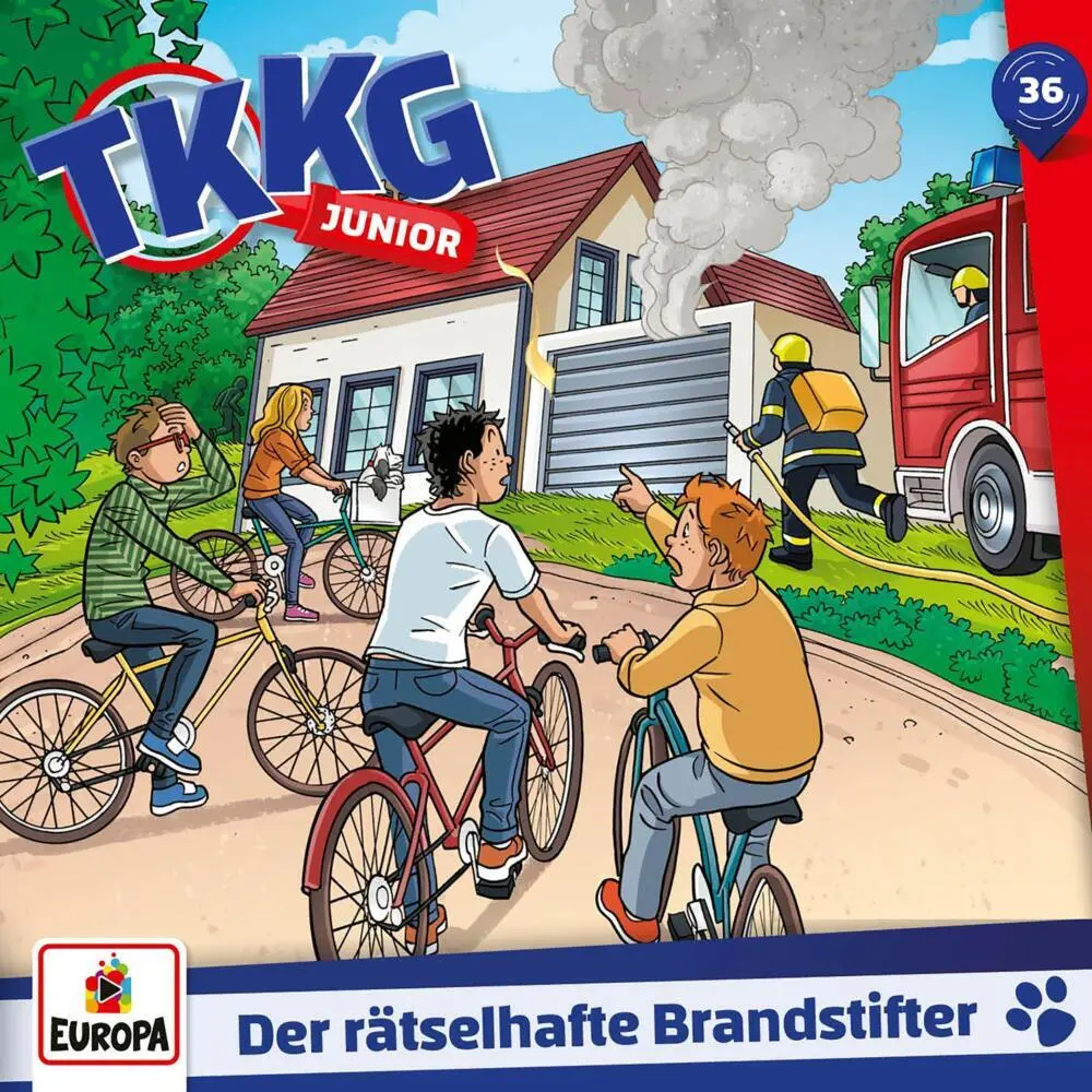 Cover: 198028370820 | TKKG Junior 36: Der rätselhafte Brandstifter | Audio-CD | Deutsch