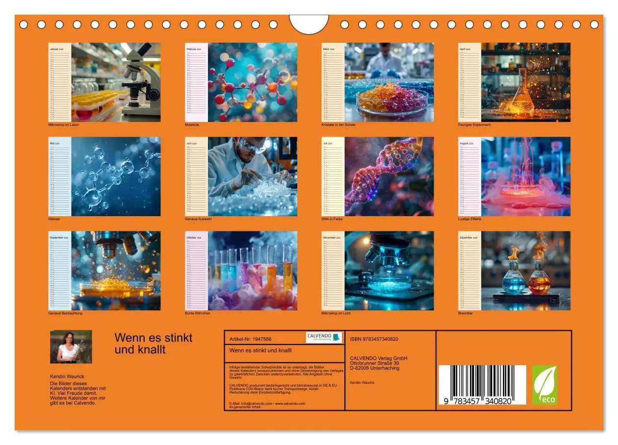 Bild: 9783457340820 | Wenn es stinkt und knallt (Wandkalender 2026 DIN A4 quer), CALVENDO...