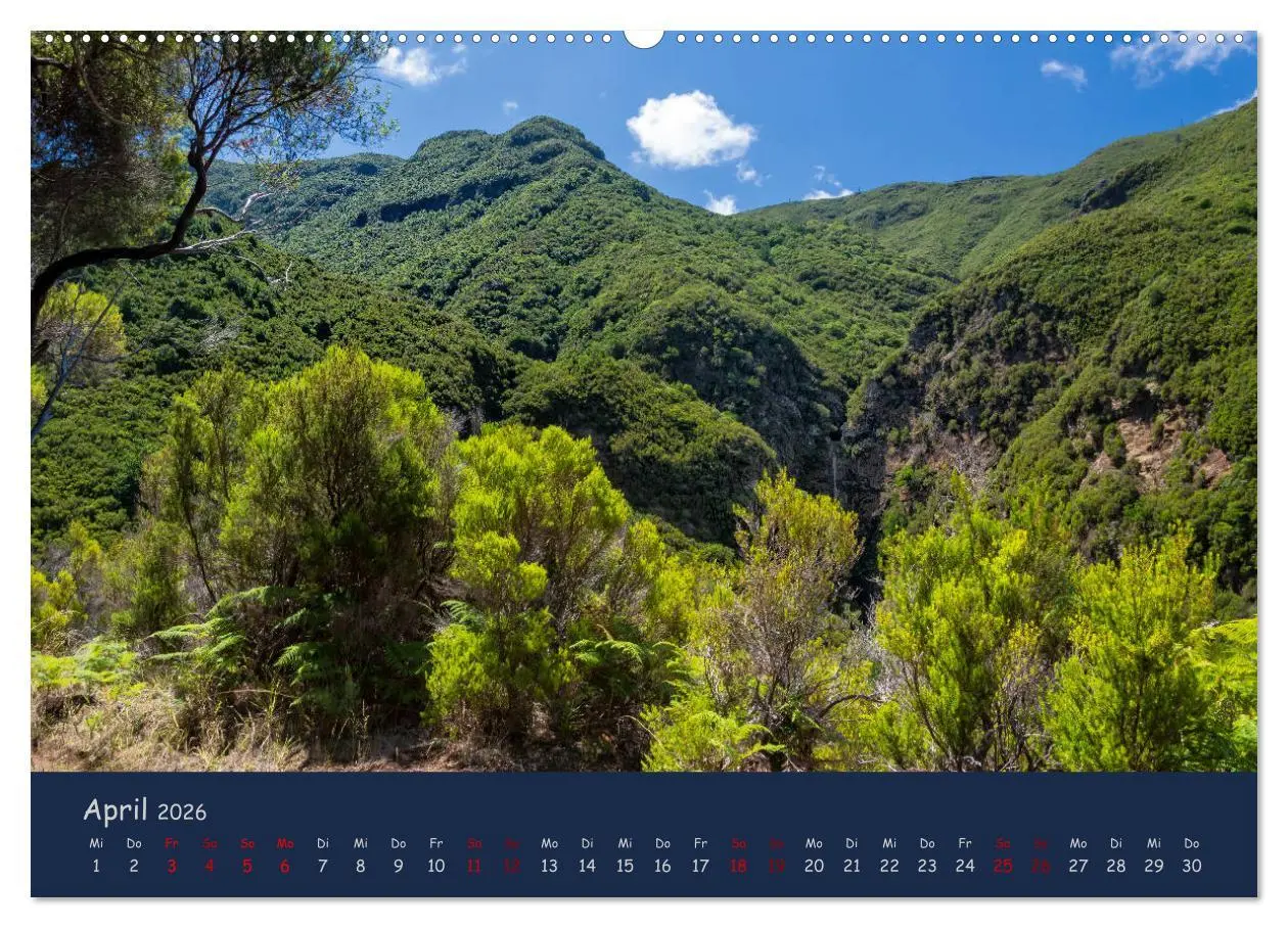 Bild: 9783457890820 | Naturwunder Madeira (Wandkalender 2026 DIN A2 quer), CALVENDO...
