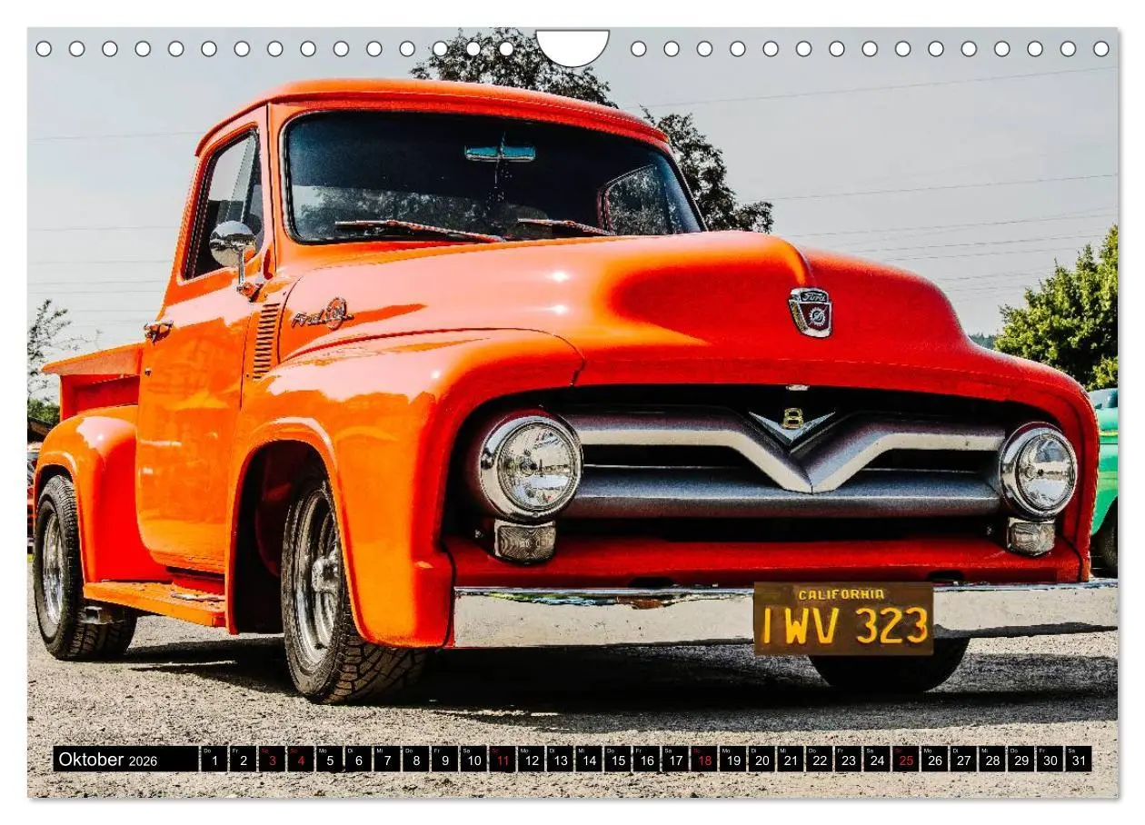 Bild: 9783516050820 | FORD PICK-UPS F 1 - F 100 (Wandkalender 2026 DIN A4 quer), CALVENDO...