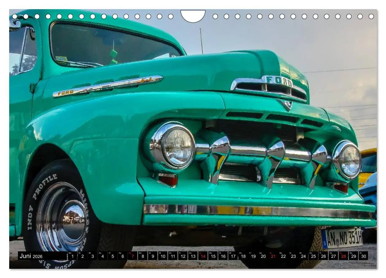 Bild: 9783516050820 | FORD PICK-UPS F 1 - F 100 (Wandkalender 2026 DIN A4 quer), CALVENDO...