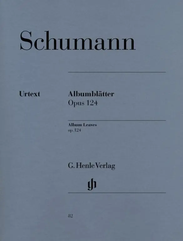Cover: 9790201800820 | Schumann, Robert - Albumblätter op. 124 | Instrumentation: Piano solo
