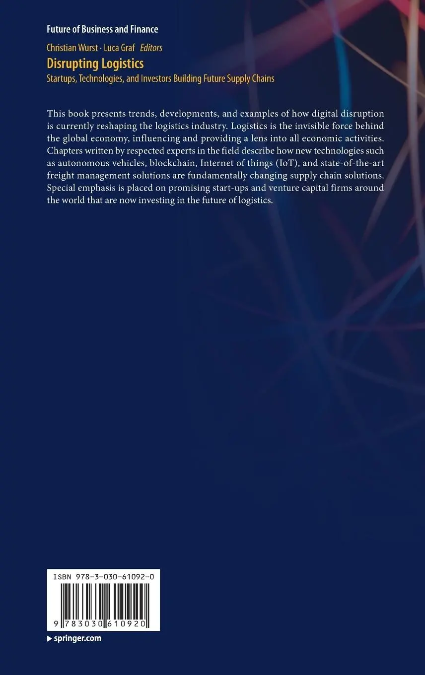 Rückseite: 9783030610920 | Disrupting Logistics | Luca Graf (u. a.) | Buch | viii | Englisch