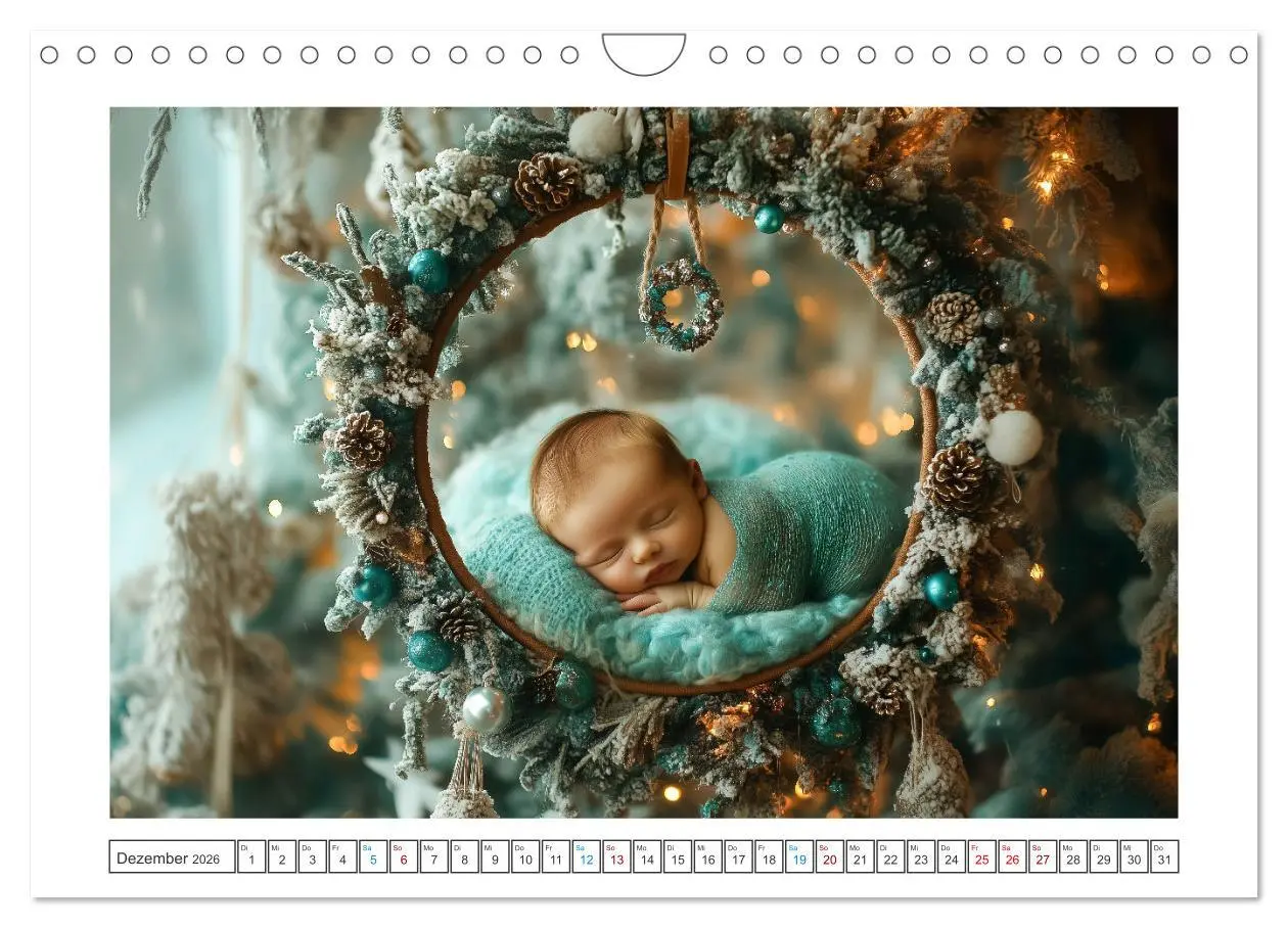 Bild: 9783457260920 | Babyzauber (Wandkalender 2026 DIN A4 quer), CALVENDO Monatskalender