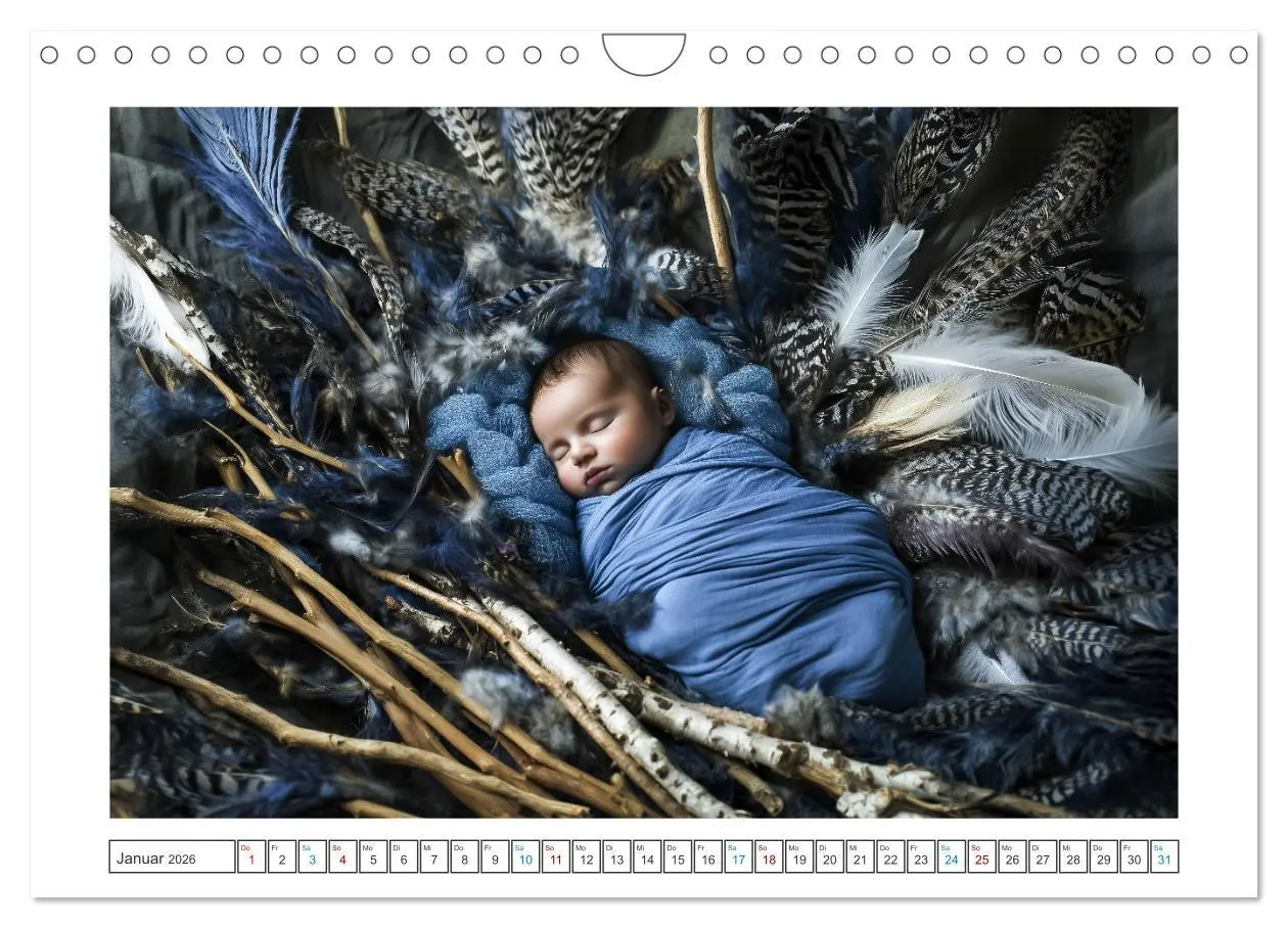 Bild: 9783457260920 | Babyzauber (Wandkalender 2026 DIN A4 quer), CALVENDO Monatskalender