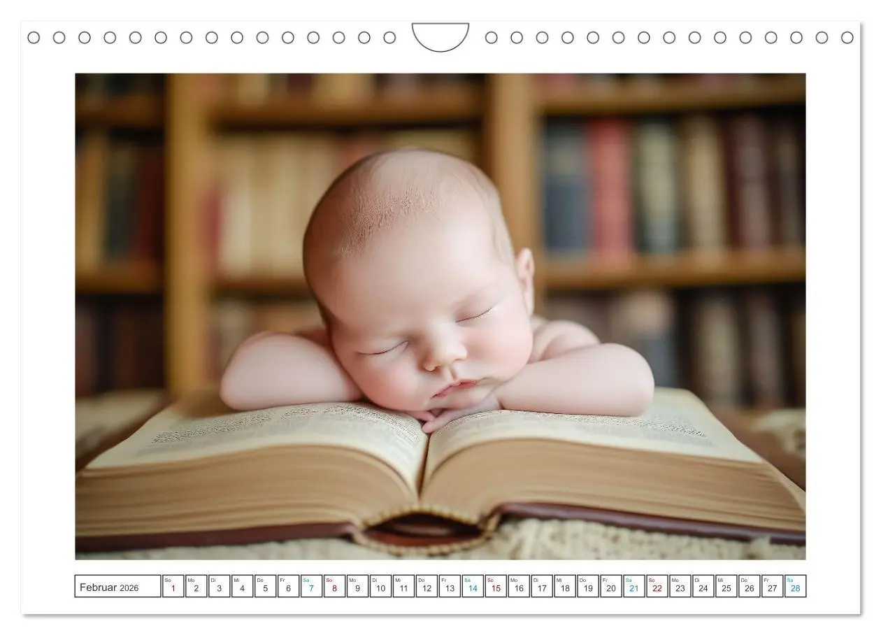 Bild: 9783457260920 | Babyzauber (Wandkalender 2026 DIN A4 quer), CALVENDO Monatskalender