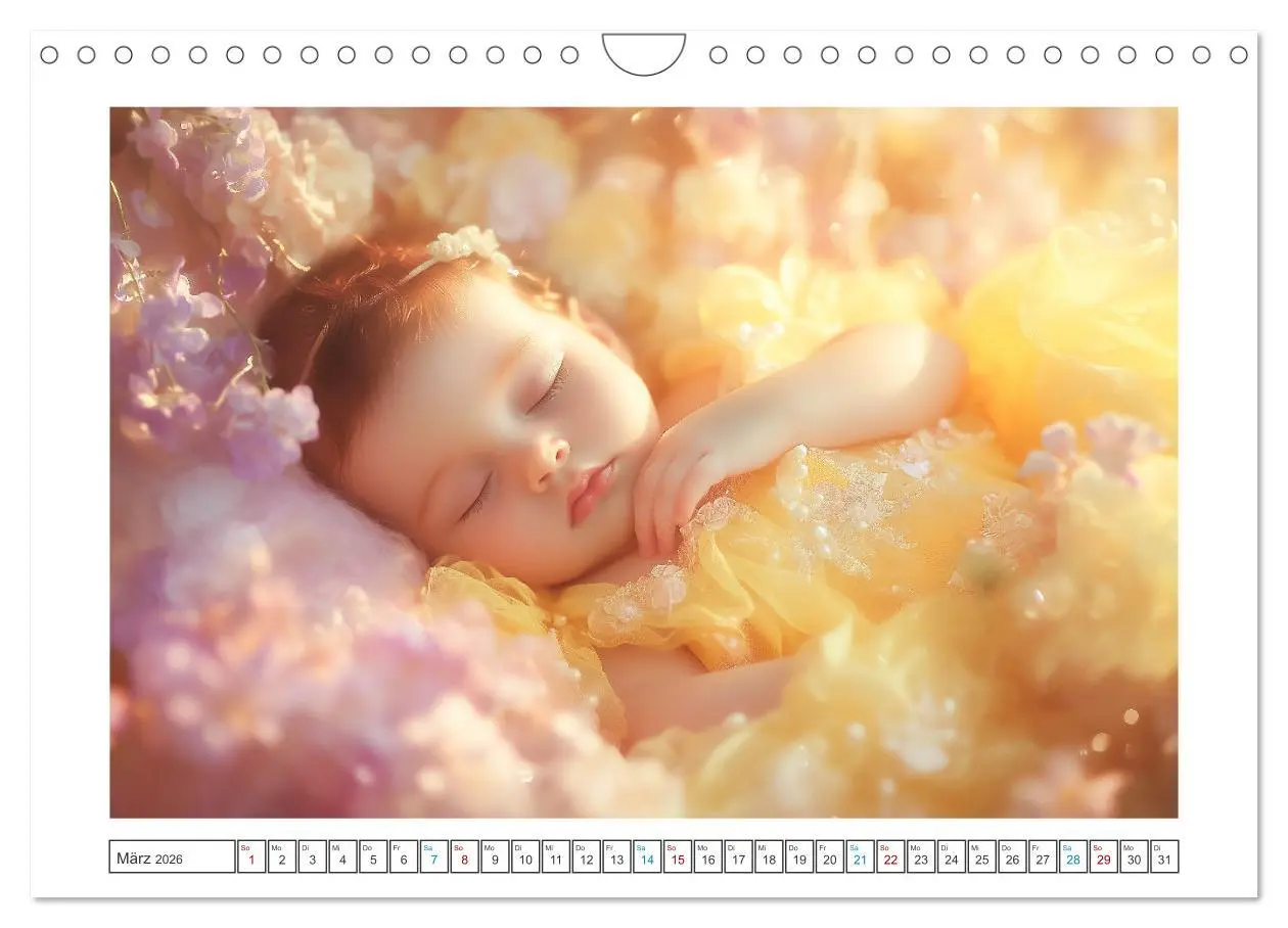 Bild: 9783457260920 | Babyzauber (Wandkalender 2026 DIN A4 quer), CALVENDO Monatskalender