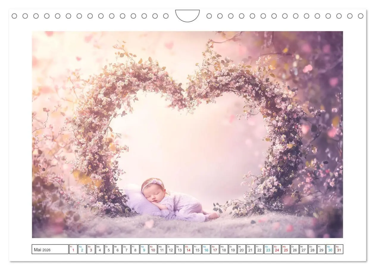 Bild: 9783457260920 | Babyzauber (Wandkalender 2026 DIN A4 quer), CALVENDO Monatskalender