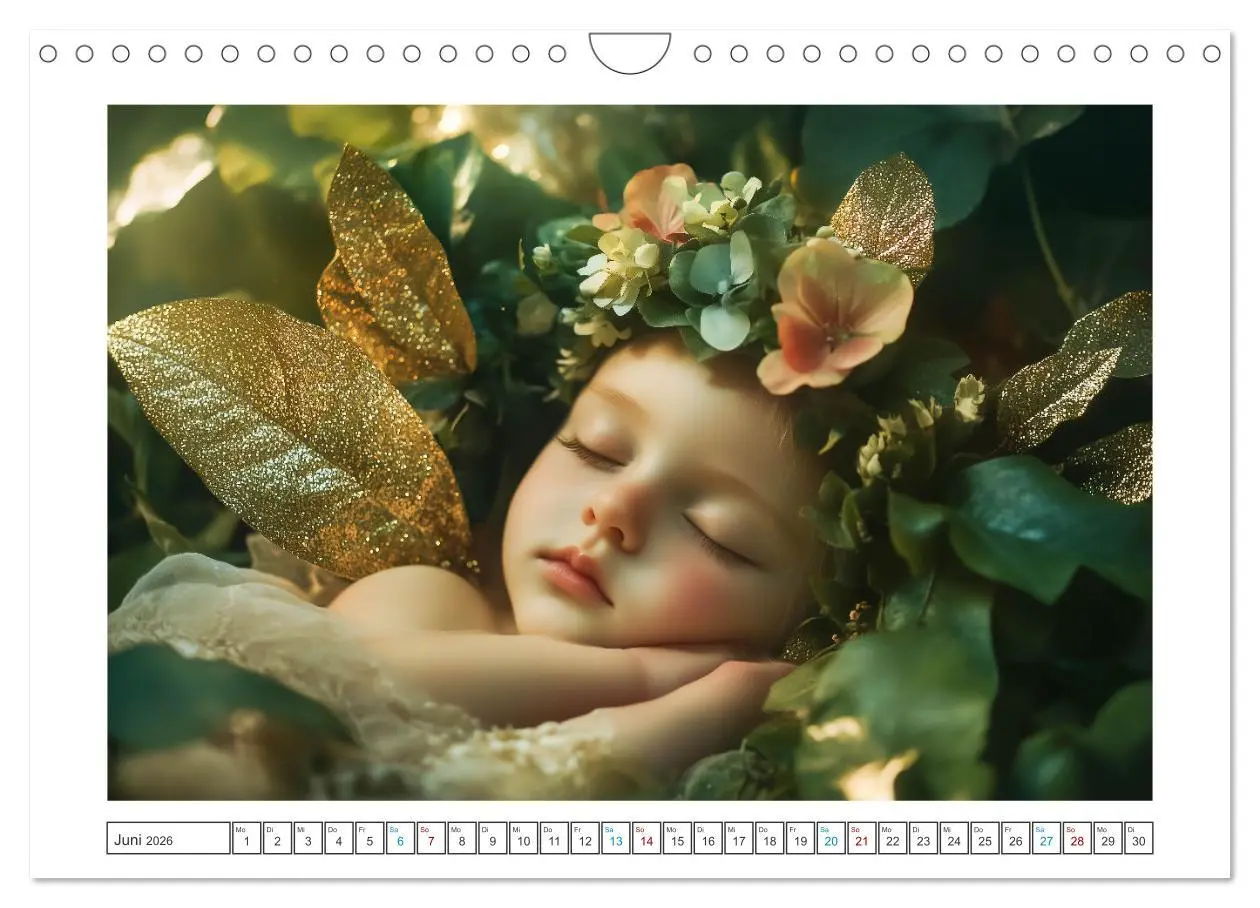 Bild: 9783457260920 | Babyzauber (Wandkalender 2026 DIN A4 quer), CALVENDO Monatskalender