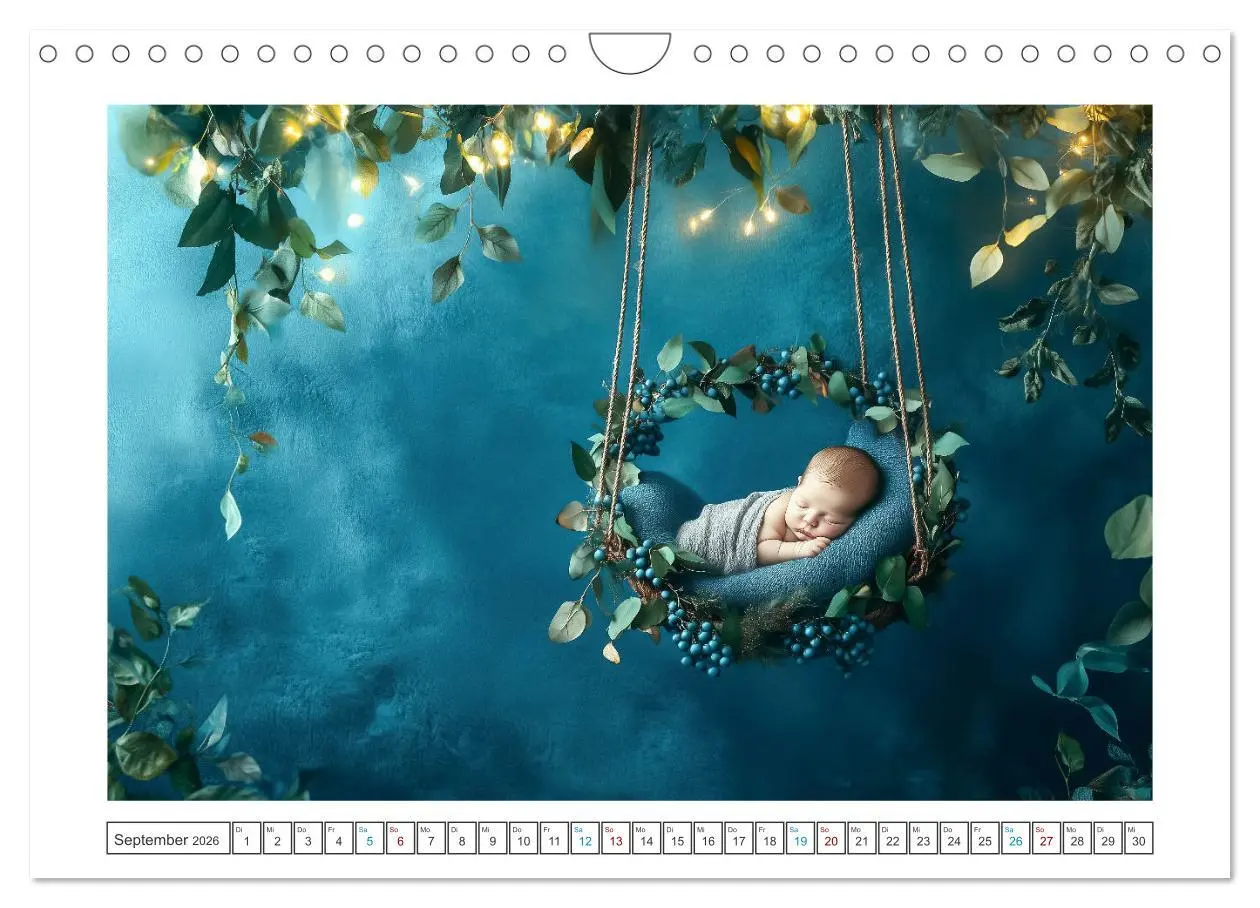 Bild: 9783457260920 | Babyzauber (Wandkalender 2026 DIN A4 quer), CALVENDO Monatskalender