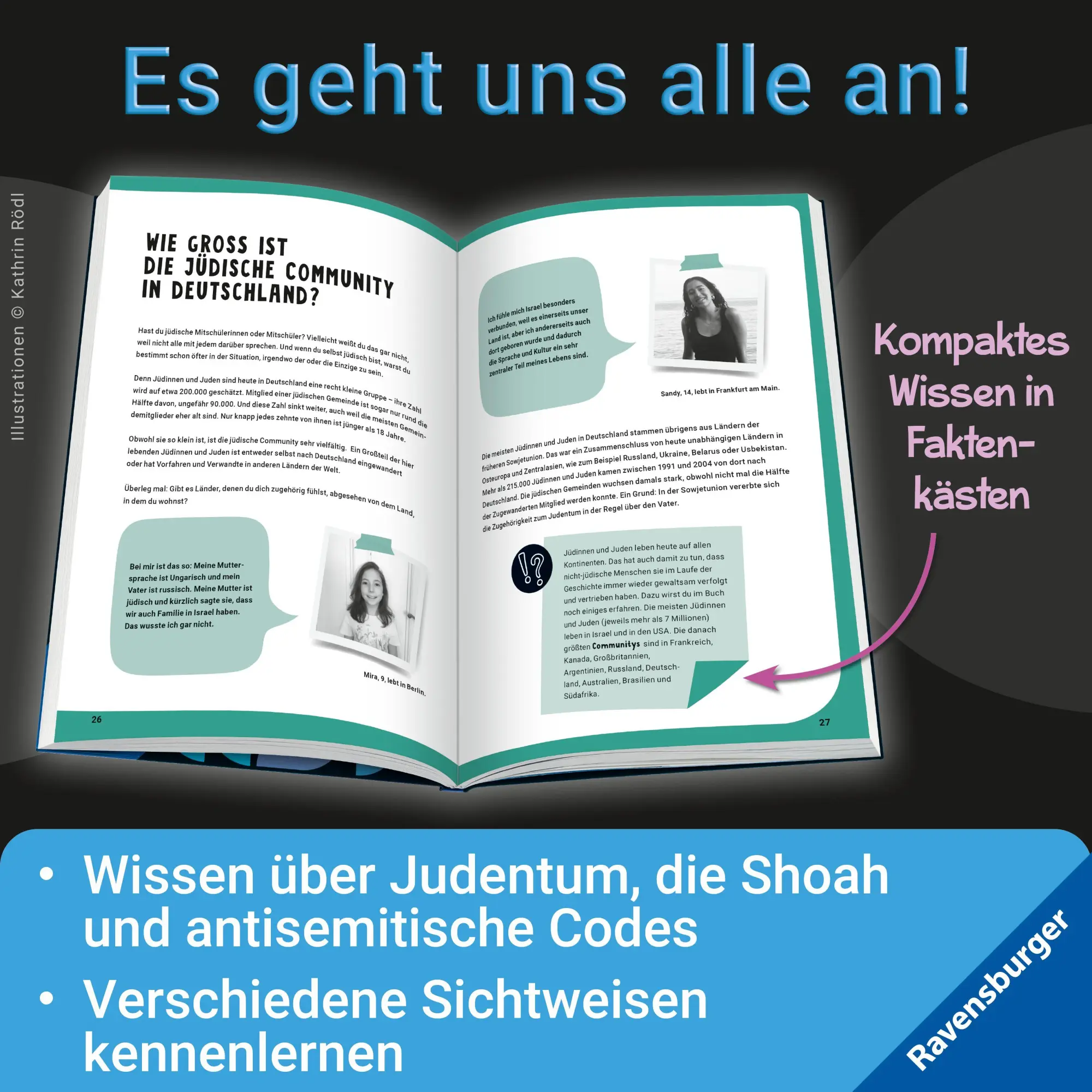 Bild: 9783473480920 | Let's talk about - Antisemitismus. Dein Eintragebuch | Adeoso (u. a.)