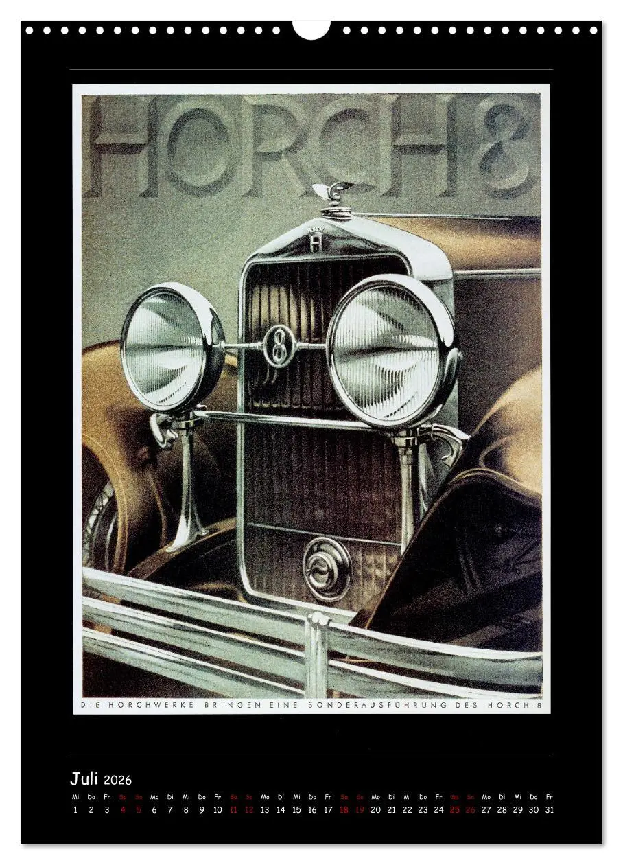 Bild: 9783516350920 | Historische Automobilplakate (Wandkalender 2026 DIN A3 hoch),...