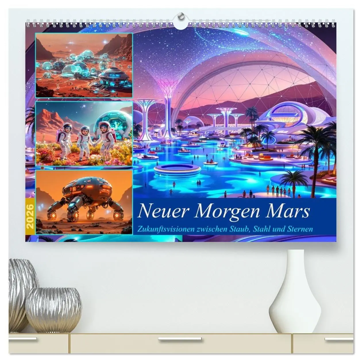 Cover: 9783516730920 | Neuer Morgen Mars (hochwertiger Premium Wandkalender 2026 DIN A2...