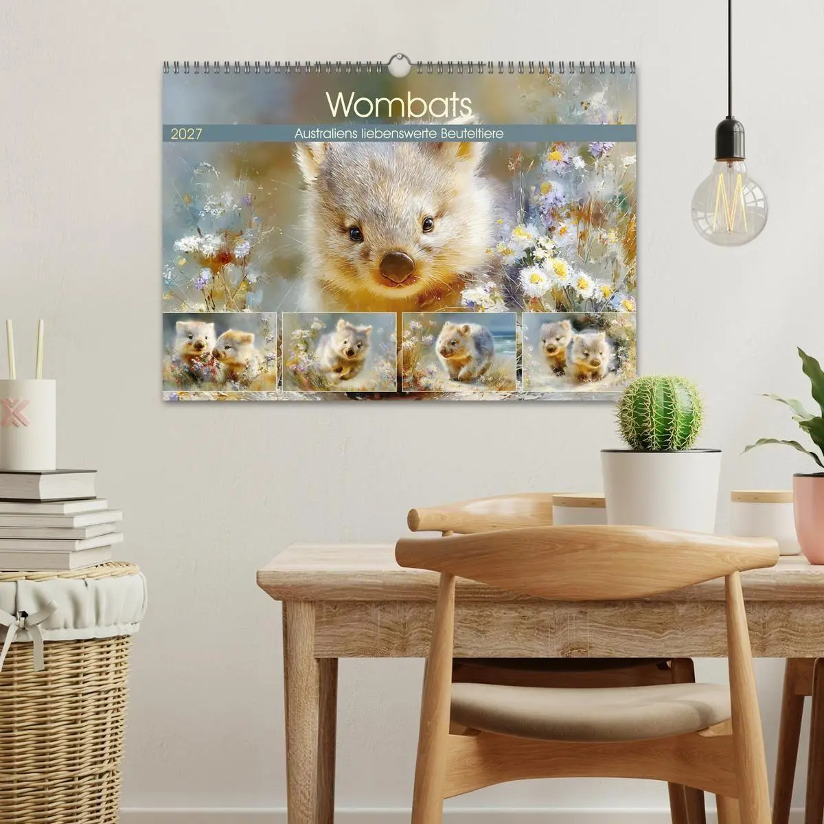 Bild: 9783516800920 | Wombats. Australiens liebenswerte Beuteltiere (Wandkalender 2027...