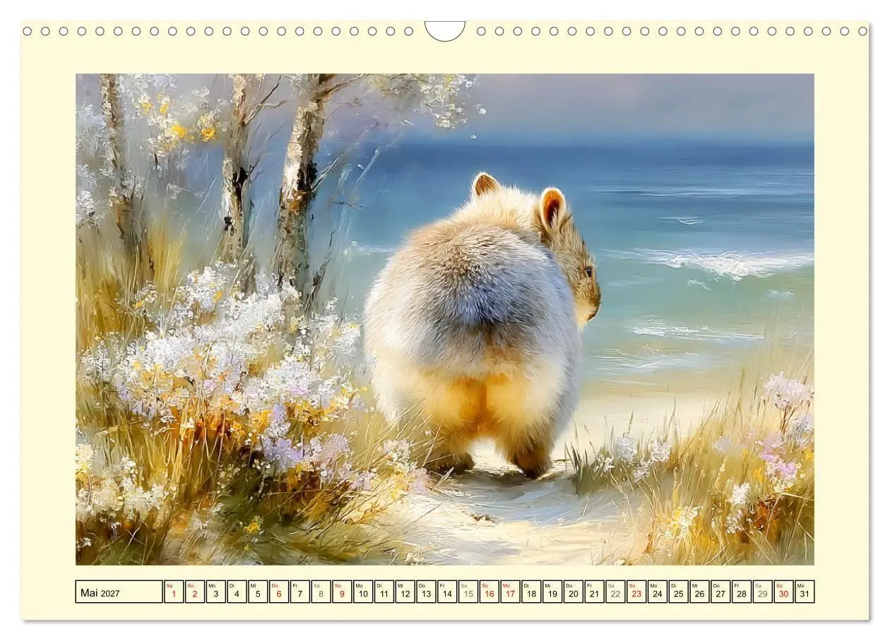 Bild: 9783516800920 | Wombats. Australiens liebenswerte Beuteltiere (Wandkalender 2027...