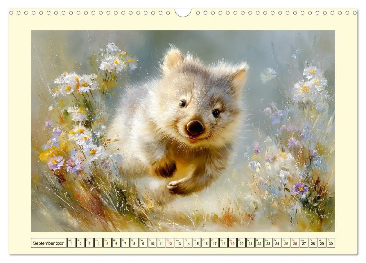 Bild: 9783516800920 | Wombats. Australiens liebenswerte Beuteltiere (Wandkalender 2027...