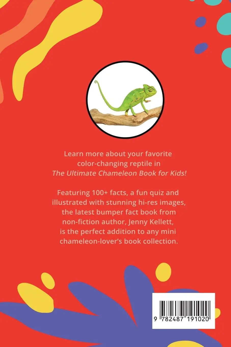 Rückseite: 9782487191020 | Chameleons The Ultimate Chameleon Book for Kids | Jenny Kellett | Buch