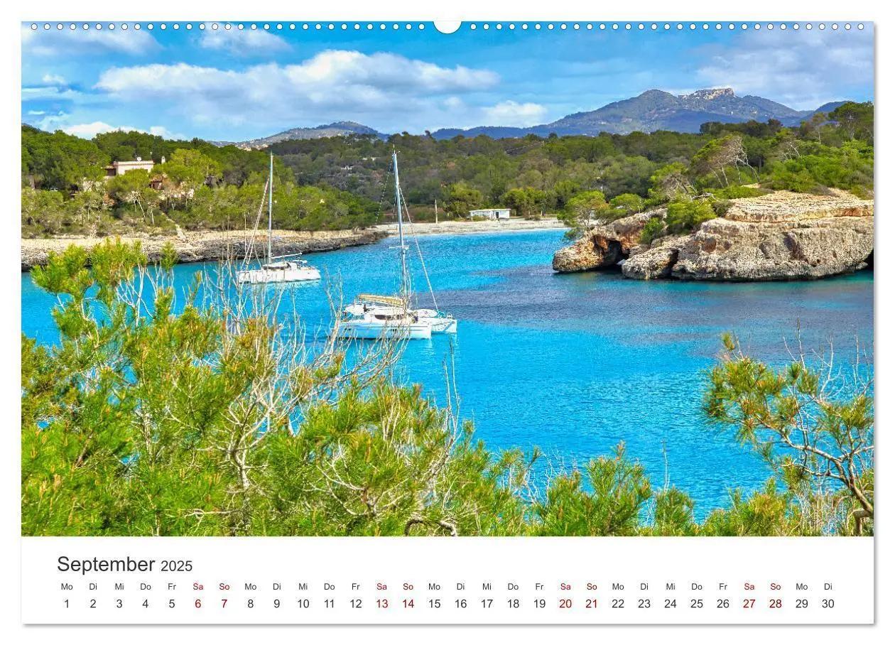 Bild: 9783435061020 | Mallorca Traumhafte Insel (Wandkalender 2025 DIN A2 quer), CALVENDO...