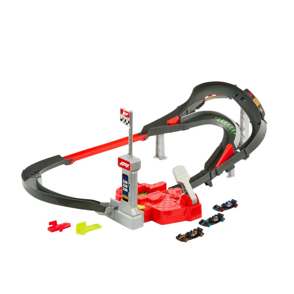 Bild: 194735291120 | Hot Wheels Racing Formel 1 Sprint Rennstrecke | Fensterkarton | JDY15