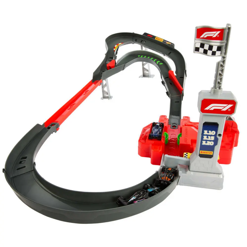 Bild: 194735291120 | Hot Wheels Racing Formel 1 Sprint Rennstrecke | Fensterkarton | JDY15