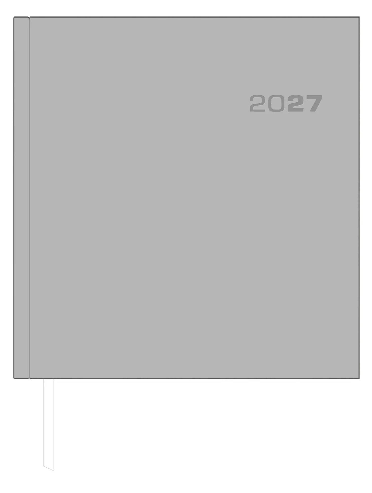 Cover: 4069095011120 | Wochenbuch Sekretär anthrazit 1W/2S 2027 | KG | Kalender | 128 S.