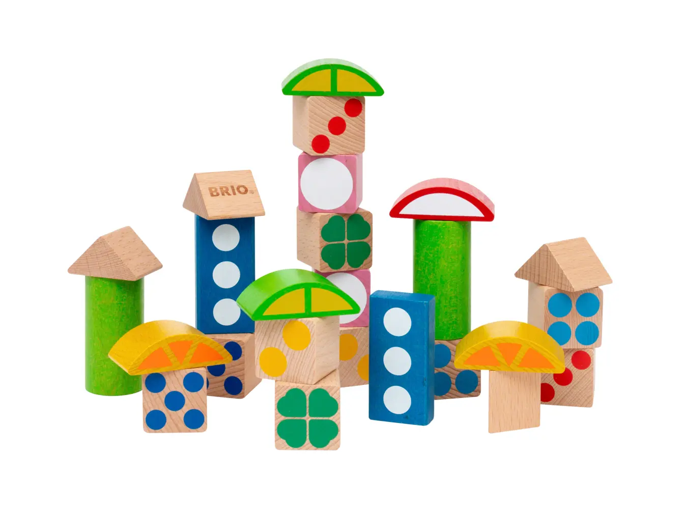 Cover: 7312350301120 | BRIO 30112 Baustein-Box - Farbenfrohe Holzbausteine mit...