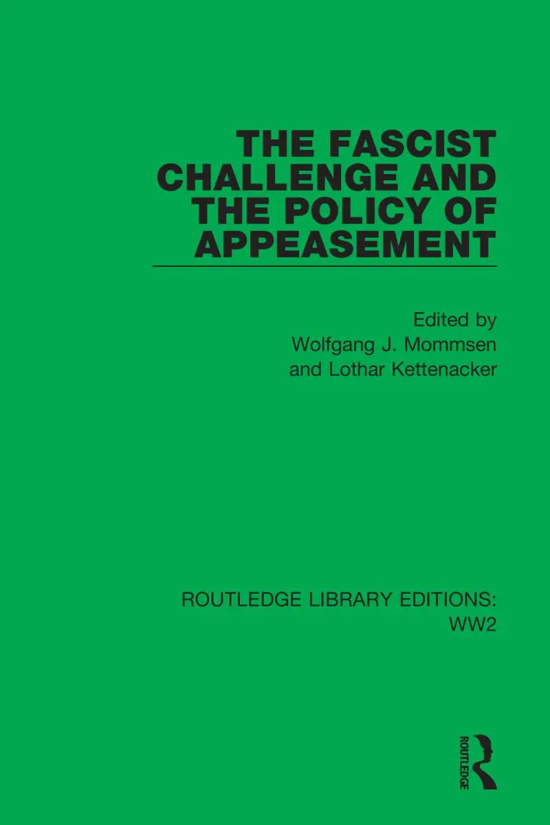 Cover: 9781032081120 | The Fascist Challenge and the Policy of Appeasement | Mommsen (u. a.)