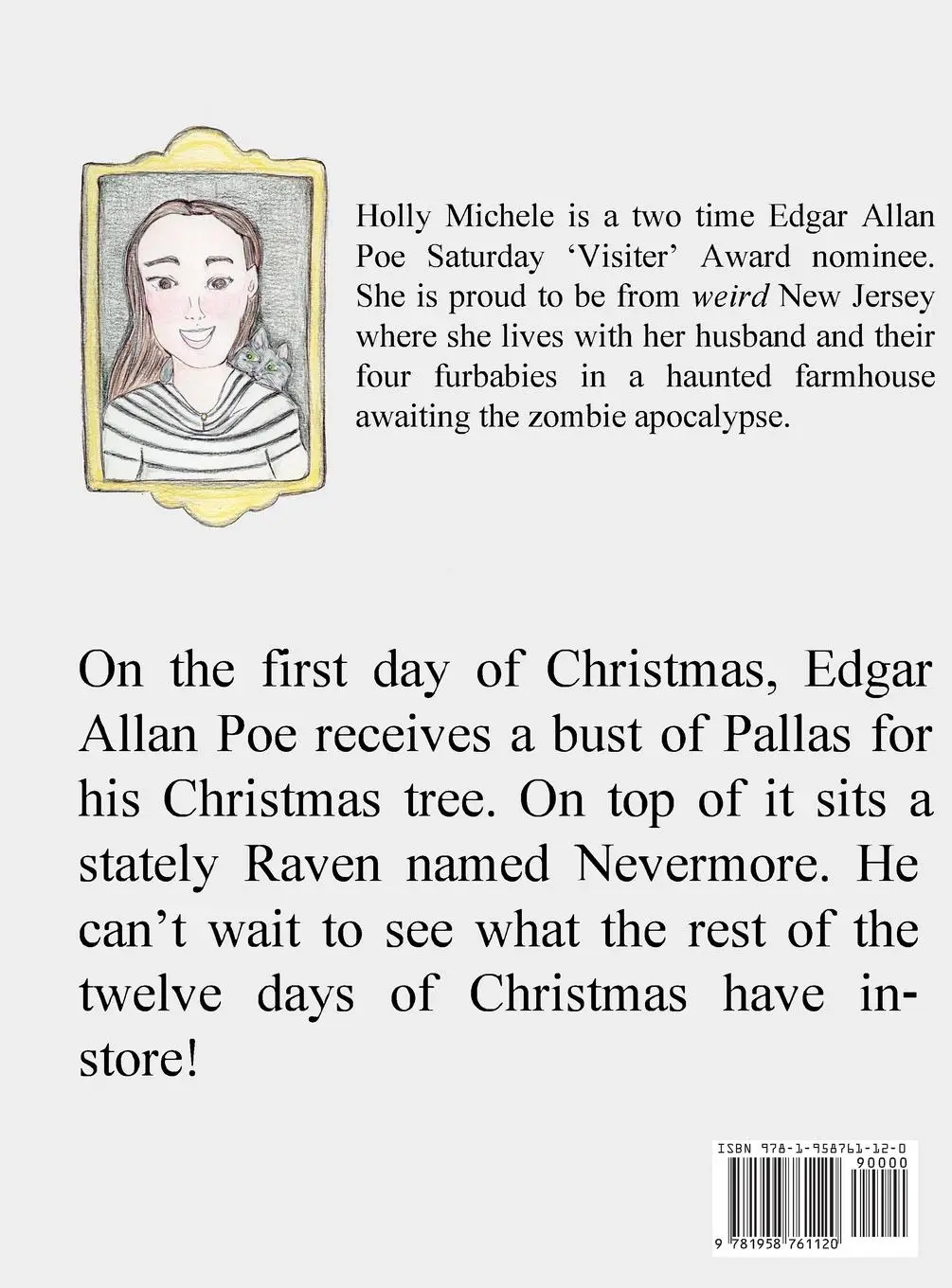 Rückseite: 9781958761120 | Edgar Allan Poe's 12 Days of Christmas | Holly Michele | Buch | 2023
