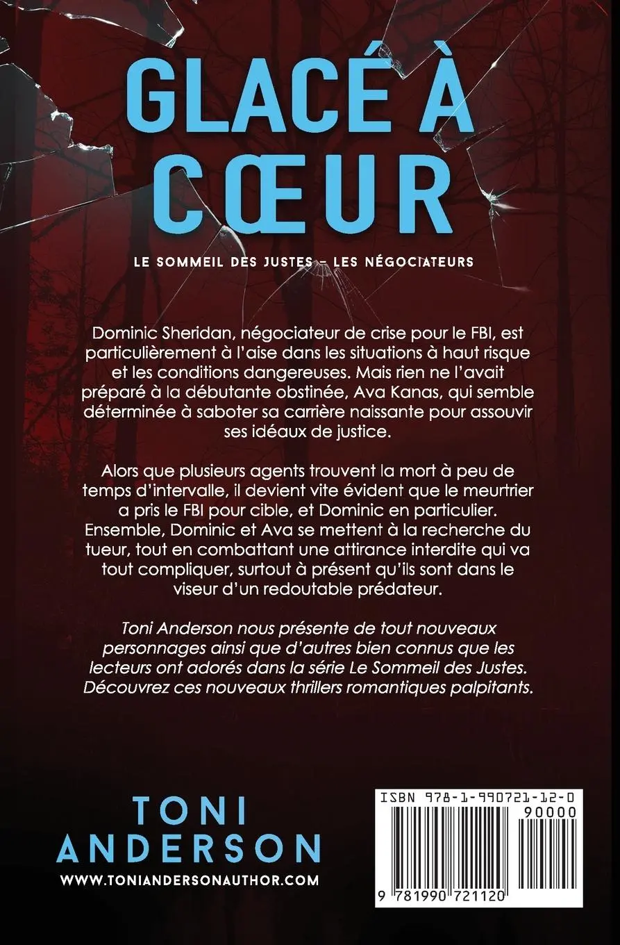 Rückseite: 9781990721120 | Glacé à c¿ur | Toni Anderson | Taschenbuch | Französisch | 2023