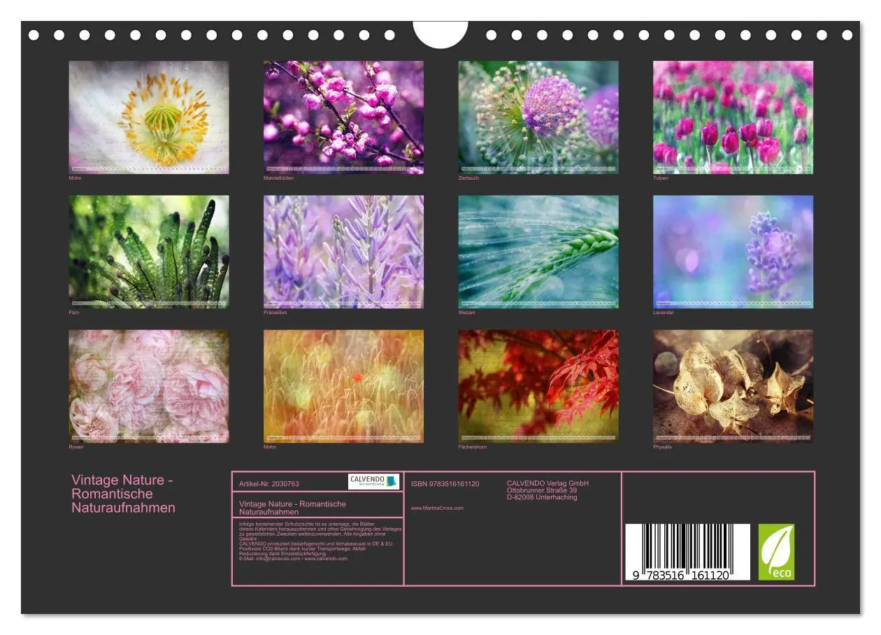 Bild: 9783516161120 | Vintage Nature - Romantische Naturaufnahmen (Wandkalender 2026 DIN...