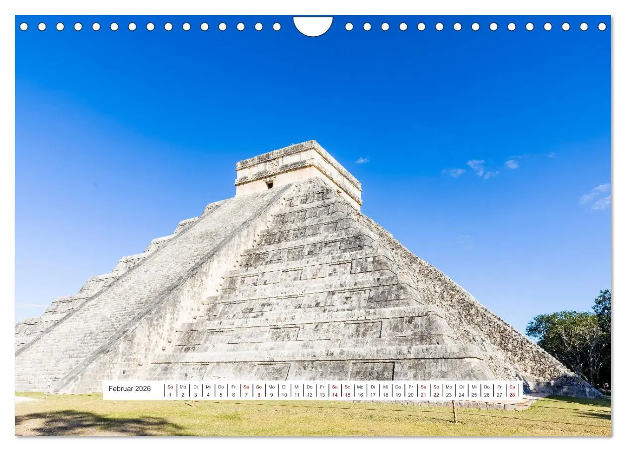 Bild: 9783457371220 | Yucatan-Bauwerke der MAYA (Wandkalender 2026 DIN A4 quer), CALVENDO...