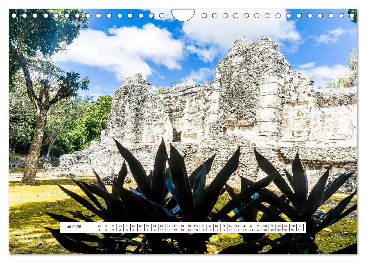 Bild: 9783457371220 | Yucatan-Bauwerke der MAYA (Wandkalender 2026 DIN A4 quer), CALVENDO...