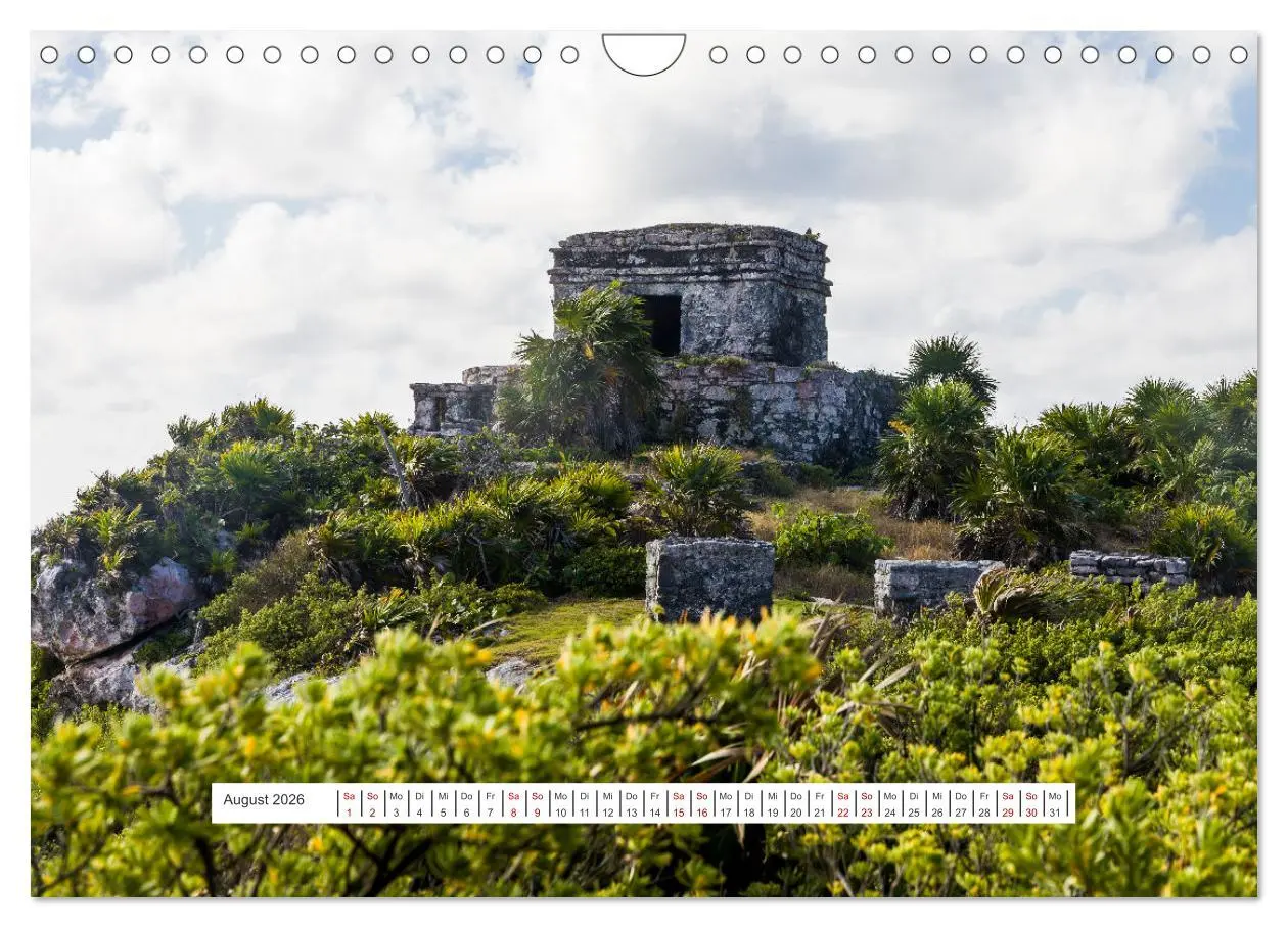 Bild: 9783457371220 | Yucatan-Bauwerke der MAYA (Wandkalender 2026 DIN A4 quer), CALVENDO...