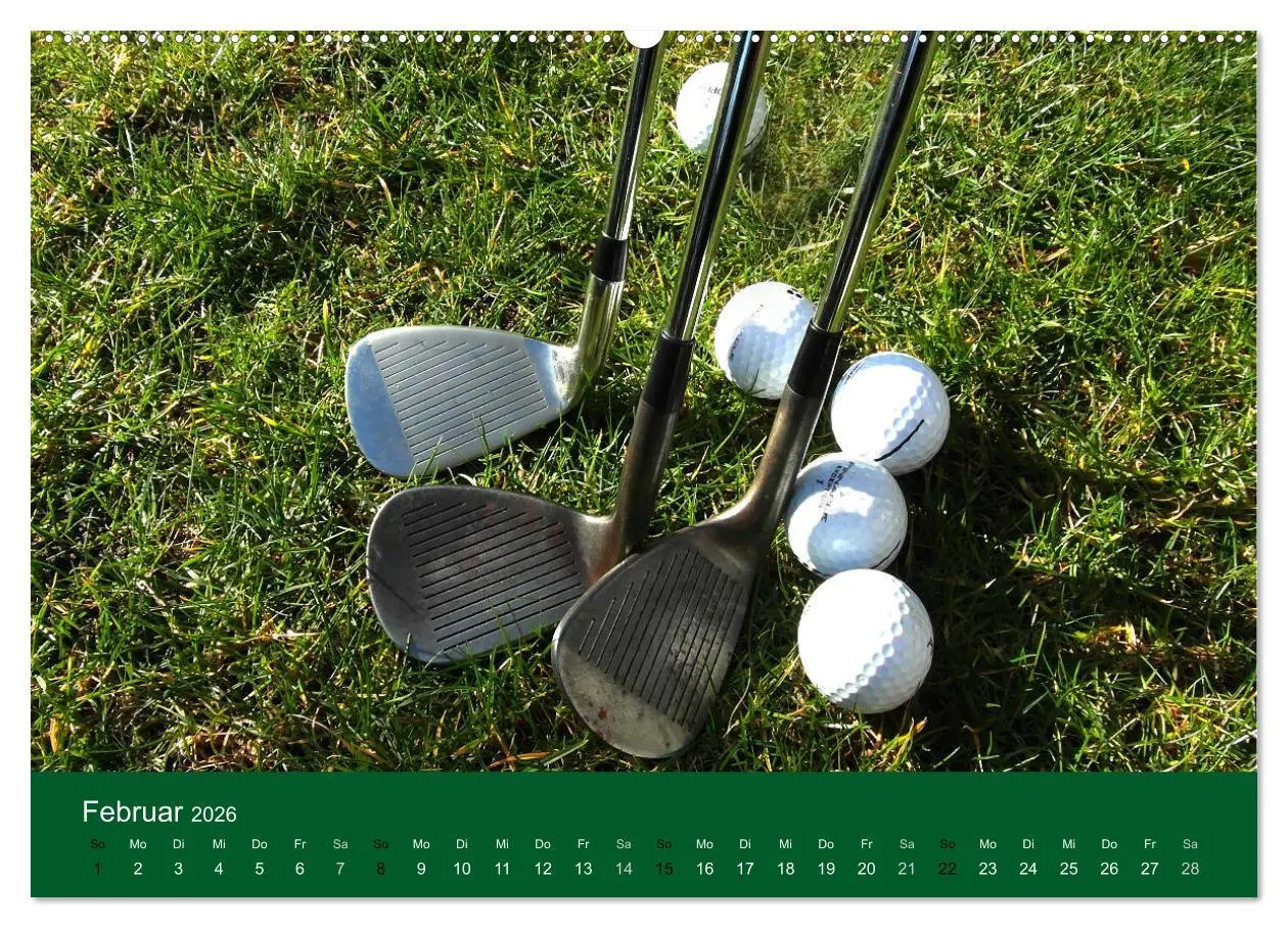 Bild: 9783457751220 | Golf Sport (hochwertiger Premium Wandkalender 2026 DIN A2 quer),...