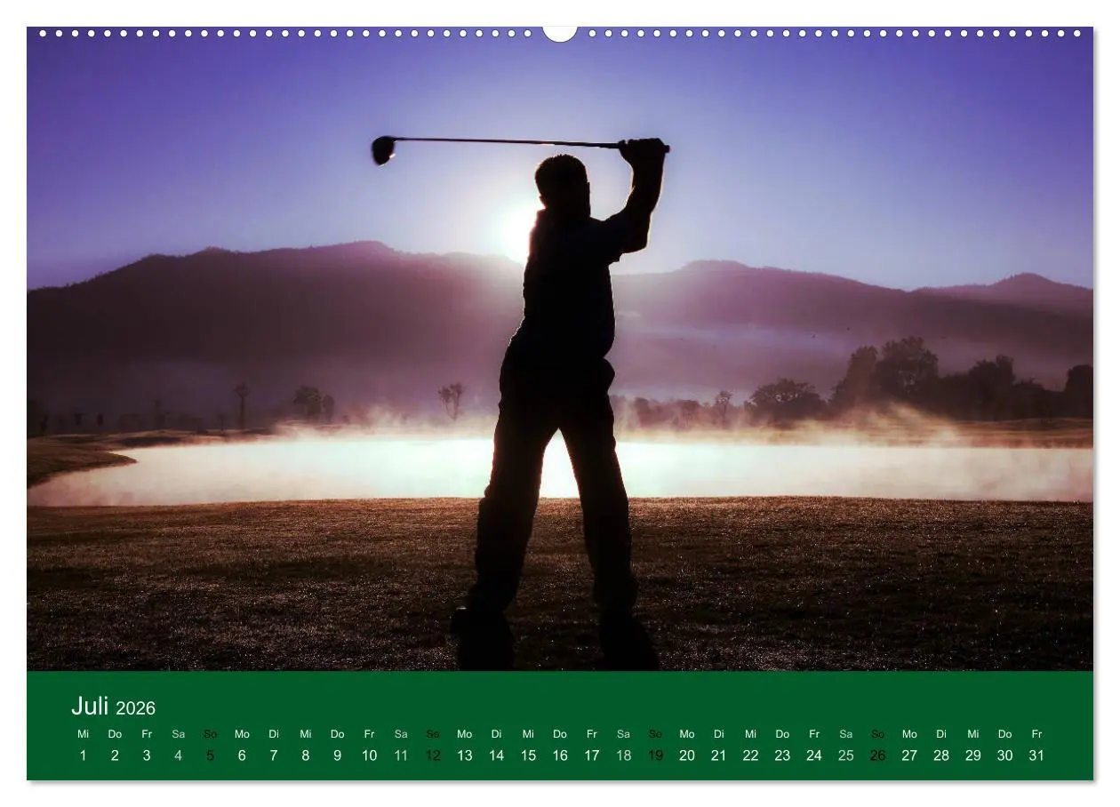 Bild: 9783457751220 | Golf Sport (hochwertiger Premium Wandkalender 2026 DIN A2 quer),...